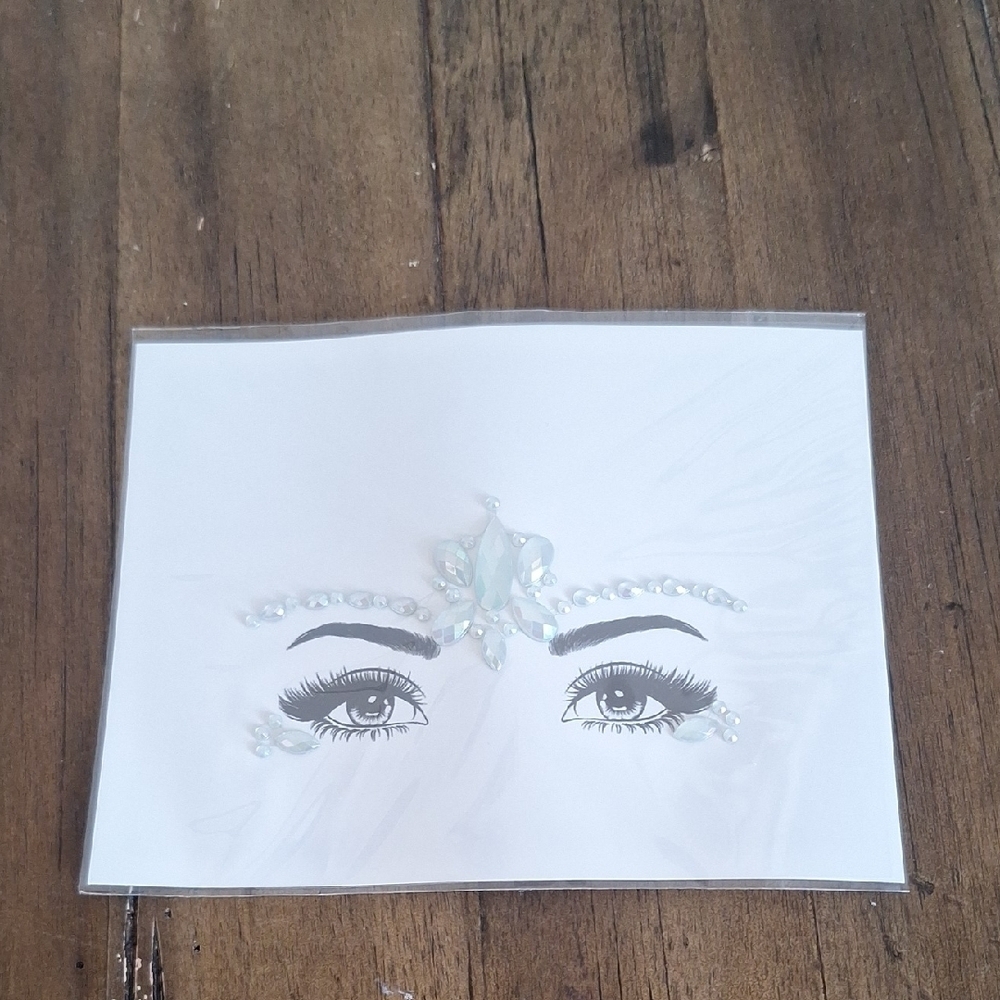 Rhinestone Face Gems Jewels Face Crystal Stickers